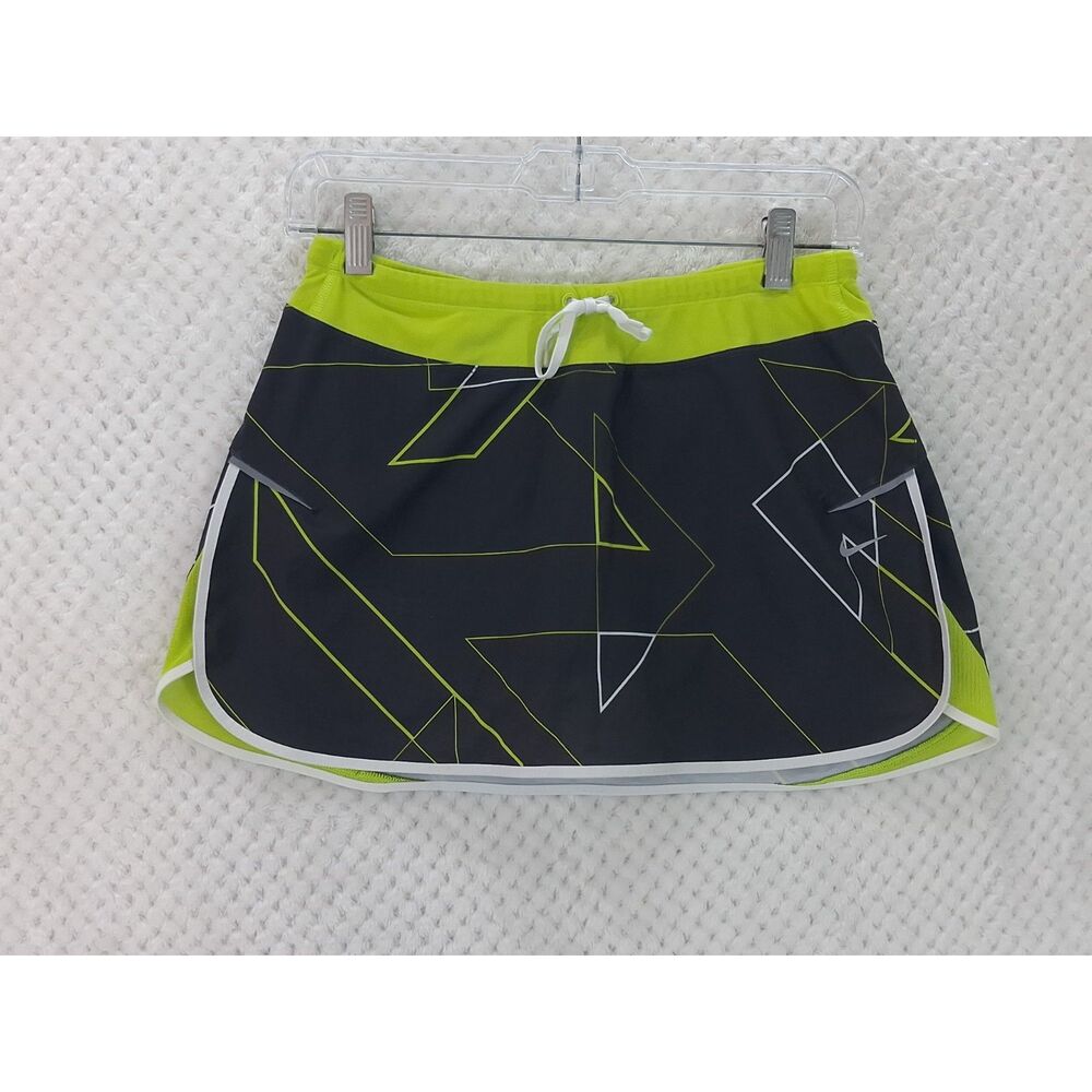 Nike Dri-Fit Women's Small Gray Geometric Tennis Skort with Built in Shorts